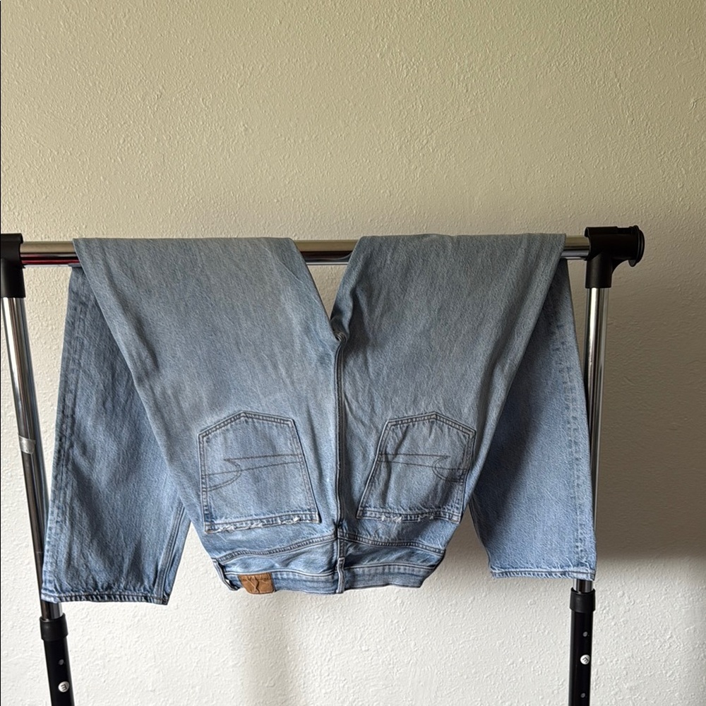 American Eagle Outfitters Sky Blue Straight Leg Jeans